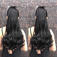 Tóc giả cột xoăn đuôi 55cm️