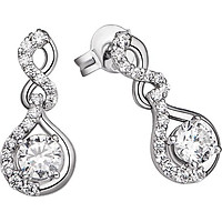 Bông tai bạc đính đá PNJSilver Fantasia XMXMK000185-BO