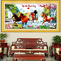 Tranh đính đá Mã đáo thành công VS020 - tự đính
