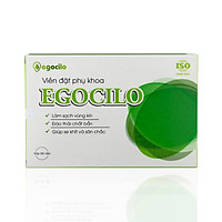 Viên đặt phụ khoa Egocilo se khít chống nấm ngứa và săn chắc an toàn cho phụ nữ hộp 6 viên (120g) làm sạch vùng kín, bệnh khí hư, viêm ngứa, đào thải các chất bẩn, tăng đàn hồi cho các hoạt động co dãn - Hàng chính hãng 100%