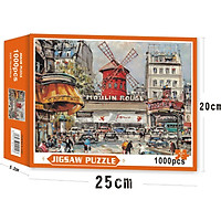 Bộ Tranh Ghép Xếp Hình 1000 Pcs Jigsaw Puzzle Tranh Ghép (70*50cm) Thú Vị Cao Cấp Nhiều Loại