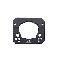 Đĩa Kẹp DF DIGITALFOTO SPIDER Gắn Giá Đỡ Gimbal Ronin S Zhiyun Crane 2,3 Trục Có LED Và Micro Đen (1/4 Inch 3/8 Inch)
