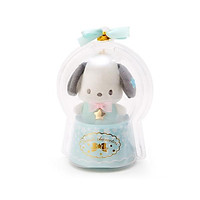 Sanrio Móc khóa búp bê trẻ em trang trí hình chú chó pacha, ngôi sao trong quả cầu thạch anh màu xanh bạc hà chủ đề Giáng sinh