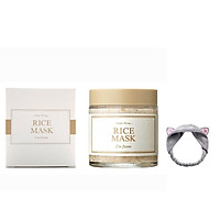 Mặt Nạ Dưỡng Trắng Da Chiết Xuất Từ Gạo I'm From Rice Mask 110g + Tặng Kèm 1 Băng Đô Tai Mèo Xinh Xắn ( Màu Ngẫu Nhiên)