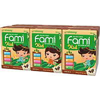 Lốc 6 Sữa đậu nành Vinasoy Fami Kid socola 200ml - 21675