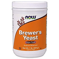 Bột Men Bia Now Brewer's Yeast Powder Với Protein & B-Vitamin Tự Nhiên (1-Pound)
