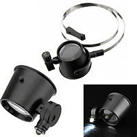 15x LED Eye Loupe Magnifying Glass Lens Jewelry Watch Repair Tool W/ Headband