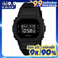 Đồng hồ nam dây nhựa Casio G-Shock chính hãng DW-5600BB-1DR