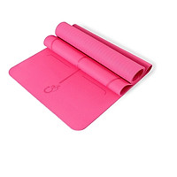 Thảm yoga định tuyến 8mm TPE(kèm túi đựng+dây buộc thảm )-Hoa văn ngẫu nhiên
