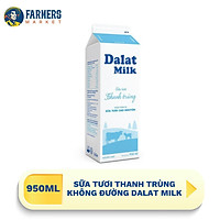 Sữa tươi thanh trùng không đường Dalat Milk 950 ml