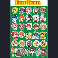 Sticker/ Hình dán Hero Team 3