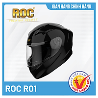 Mũ bảo hiểm Fullface ROC R01 Mạnh Mẽ, Cá Tính + Tặng kèm túi đựng nón