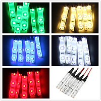 5PCS 3528 SMD Red/Green/Blue/White 3LED Strip Light IP65 DC 12V Car Lamp IP65