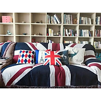 Thảm khăn trang trí sofa làm chăn đắp trang trí Retro cờ Mỹ