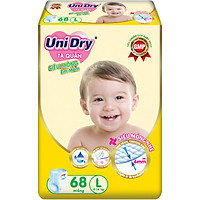 Tã Quần Siêu Mỏng UniDry Ultrathin Gói Cực Đại Size L68 (68 miếng)