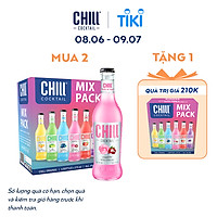 Thùng 6 chai Chill Cocktail mix vị 275ml/chai