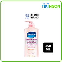 Sữa Dưỡng Thể 350ml Vaseline Dưỡng Ẩm Sáng Da Instant Radiance Vi Chất Phản Quang Giúp Da Sáng Tức Thì Gấp 4 Lần