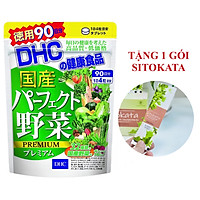 Viên Uống DHC Rau Củ Quả Tổng hợp Premium 90 Ngày (Tặng 1 Gói Bột Cần Tây Sitokata)