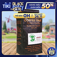 Cà phê hạt Arabica Cầu Đất nguyên chất 100% Coffee Tree 1kg thơm nồng, vị nhẹ, gu tây - Cà phê Đà Lạt tuyển chọn hoàn toàn trái chín rang công nghệ Châu Âu