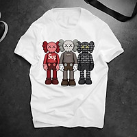 Áo thun ngắn tay "HOT trend" 2019" Kaws-06 Unisex - Áo thun unisex tay ngắn form rộng vải cotton thoáng mát - Full size