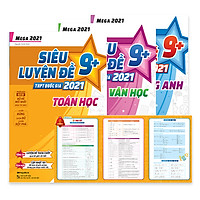 Combo 3 Cuốn: Khối D Mega 2021 - Siêu Luyện Đề 9 + THPT Quốc Gia Toán Văn Anh