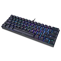 Bàn Phím Chơi Game MOTOSPEED CK61 Đèn RGB - Đen (61 Phím)