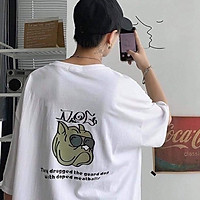 Áo thun nam nữ tay lỡ form rộng Unisex Oversize T- shirt in hình cho BULL chất thun cotton co giãn thoáng mát form 50-70kg mặc