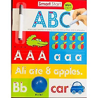SMART START ABC 16PP WIPE CLEAN WITH PEN