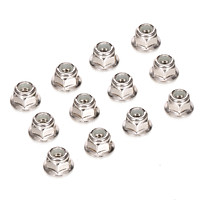 Metal 4mm M4 Wheel Lock Nuts Compatible with 1/10 RC Car Hsp Redcat Traxxas Tamiya Hpi Rc4wd Axial Replacement Parts