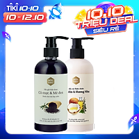 Dầu gội Cỏ Mực Mộc Nhu và Dầu xã Dầu Dừa Hương Nhu