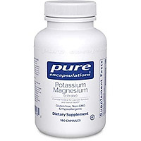 Pure Encapsulations - Potassium Magnesium (Citrate) - Hypoallergenic Supplement to Support Heart, Muscular, and Nerve Health - 180 Capsules
