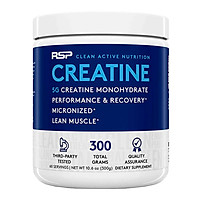 RSP Nutrition Creatine Monohydrate 300grams Hổ Trợ Tăng Sức Mạnh và Phục Hồi Cơ Bắp