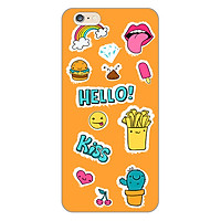 Ốp lưng dẻo cho điện thoại Apple iPhone 6 Plus / 6s Plus _0512 HAPPY01 - Hàng Chính Hãng