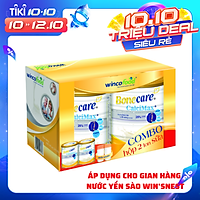Combo 2 lon sữa bột Bonecare Calcimax+ 900g: dành cho người từ 18 tuổi trở lên bổ sung canxi phòng ngừa loãng xương, tim mạch và tiểu đường.