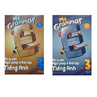 Combo 2 cuốn Ms Grammar Ôn luyện ngữ pháp và bài tập tiếng anh lớp 3 ( tập 1 + tập 2)