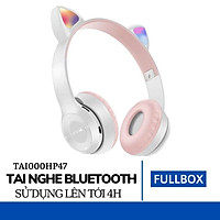 Tai Nghe Mèo Bluetooth, Có Đèn LED Headphone - Tai Mèo Bluetooth Không Dây Dễ Thương Có Mic Hỗ Trợ Điều Chỉnh Âm Lượng - Tai Nghe Bluetooth Chụp Tai Không Dây - Hàng nhập khẩu - HP000028