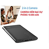 Sạc dự phòng H20 cao cấp - H20 4K HD Wifi Cam Pin sạc dự phòng với camera góc rộng 170 độ