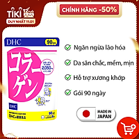 Viên uống collagen DHC Nhật Bản thực phẩm chức năng chống lão hoá da, tăng khả năng đàn hồi, hỗ trợ xương khớp JN-DHC-COL90.