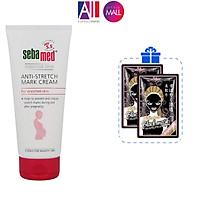 Kem ngăn và giảm vết rạn da Sebamed pH 5.5 Anti-Stretch Mark Cream 200ml TẶNG mặt nạ Sexylook (Nhập khẩu)