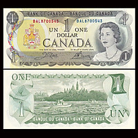 Tiền Canada 1 dollar Nữ hoàng Elizabeth II