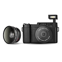 Máy Ảnh Full HD Chống Lắc 4X Kỹ Thuật Số Tích Hợp Đèn Pin Có Thể Mở Rộng Và Lọc Ánh Sáng Andoer (3.0) (1080P 15fps Full HD 24MP)