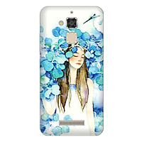 Ốp Lưng Dành Cho Điện Thoại Asus Zenfone 3 Max ZC520Tl Cô Gái Lá Xanh
