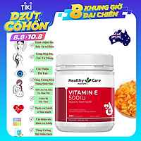Viên Uống Healthy Care Vitamin E 500IU 200 Viên NK Hàng Nội Địa Úc - Tăng Cường Miễn Dịch - Tăng Đề Kháng - Nuôi Dưỡng Làn Da Chống Lão Hóa, Hỗ Trợ Tim Mạch, Xương Khớp, Thị Lực Cần Thiết Cho Chị Em Phụ Nữ
