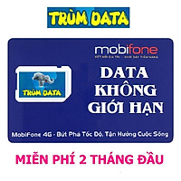 SIM 4G MOBIFONE TRÙM DATA FV99 (KHÔNG GIỚI HẠN DUNG LƯỢNG, Tốc Độ Luôn Luôn Cao 2Mbs) FREE 02 THÁNG ĐẦU (MIỄN PHÍ 60 NGÀY)