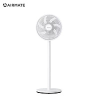 AIR MATE 12 Inch Oscillating 7-Blade Standing Pedestal Fan with 3 Speed/Adjustable Heights Quiet Desk Fan for