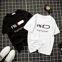 Áo thun unisex pin yếu hay tim yếu form đẹp vải dày mịn mát 2019T914