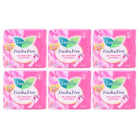 Combo 6 Băng Vệ Sinh Laurier Fresh & Free Dày Không Cánh - 8 Miếng