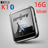 BENJIE K1 Audio Player Full Touch Screen Bluetooth MP3 Player Portable Sport Player 8GB/16GB Mini With Back Clip Music Player Support audio Recorder E-Book
