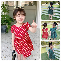 VT54Size90-130 (9-27kg)Váy đầm xoè bé gái - Kiểu dáng công chúaThời trang trẻ Em hàng quảng châu