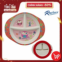 Khay ăn chia ngăn cho bé bamboo khay ăn bé ăn dặm BLW - Royalcare 0720-RC-7920